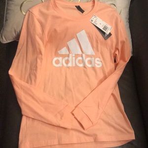 *New* Adidas Long Sleeve Logo Shirt Size S
